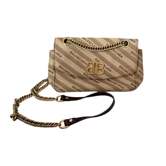 BALENCIAGA BB GOLD Chain Bag - Picture 3 of 11